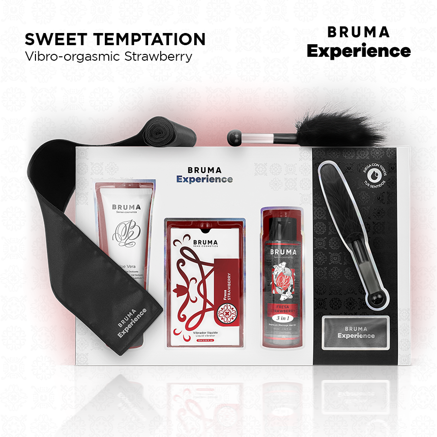 BRUMA XPERIENCE - KIT TENTACIÓN DULCE FRESA VIBRO-ORGÁSMICA - Imagen 2