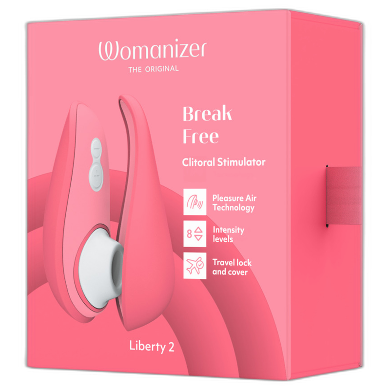 WOMANIZER - LIBERTY 2 ESTIMULADOR & SUCCIONADOR CLÍTORIS ROSA - Imagen 2