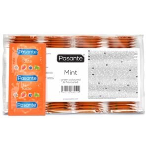 PASANTE - PRESERVATIVO SABOR MENTA BOLSA 144 UNIDADES